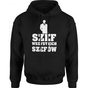 Bluza męska z kapturem Szef...