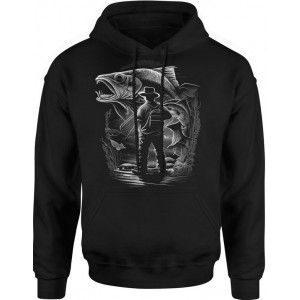 Bluza męska z kapturem Wędkarz