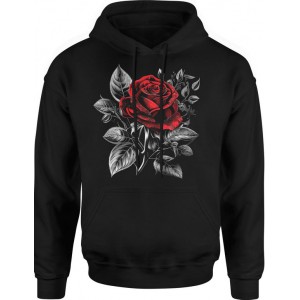 Bluza męska z kapturem Róża...