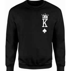 Bluza męska King karta Król