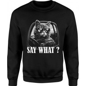 Bluza męska Kot Say What? Z...