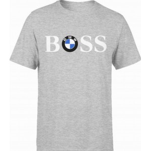 Koszulka męska Bmw boss szara
