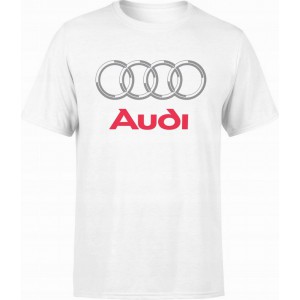 Koszulka męska Audi biała