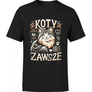 Koszulka męska Kot z kotem...