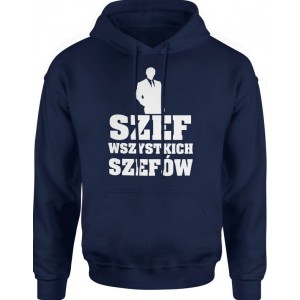Bluza męska z kapturem Szef...