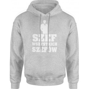 Bluza męska z kapturem Szef...