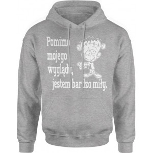 Bluza męska z kapturem...
