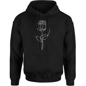 Bluza męska z kapturem Róża...