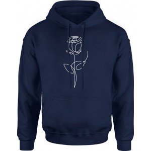 Bluza męska z kapturem Róża...