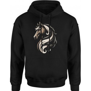 Bluza męska z kapturem Koń...