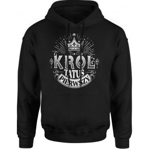 Bluza męska z kapturem Król...