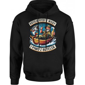 Bluza męska z kapturem...